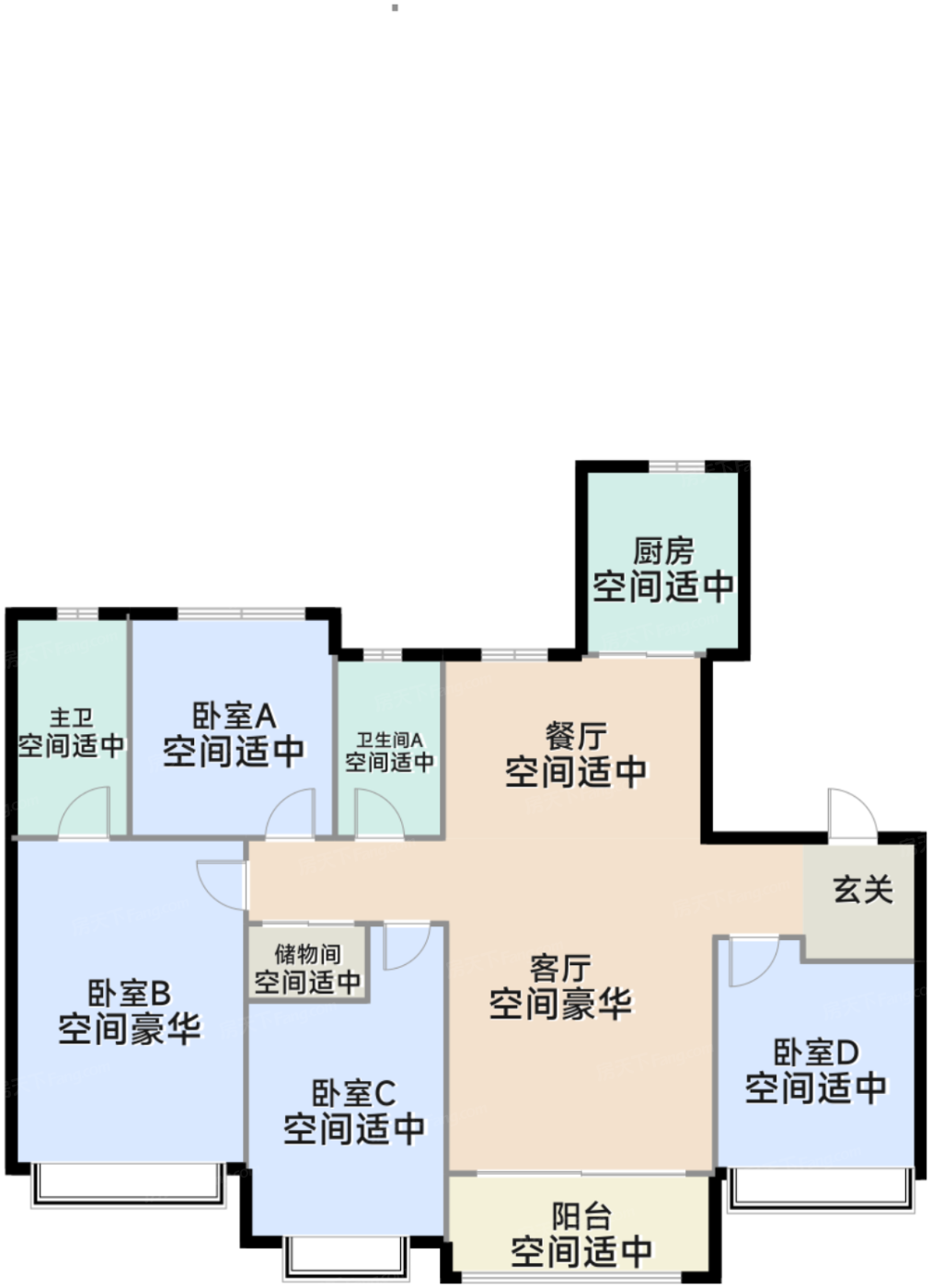 韶光之境144㎡户型